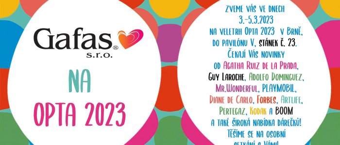 Zveme Vás na brněnský veletrh Opta 2023